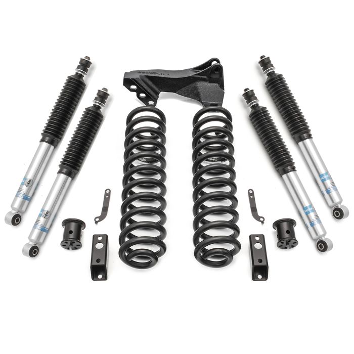 2.5" COIL SPRING FRONT LIFT KIT W/BILSTEIN SHOCKS FRONT/REAR - FORD SUPER DUTY DIESEL 4WD 2011-2016