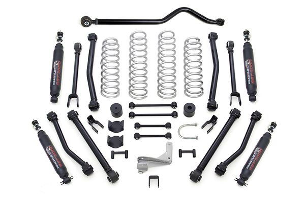 4" TERRAIN FLEX 8-ARM LIFT KIT WITH SST3000 SHOCKS - JEEP JK WRANGLER 4WD 2007-2018