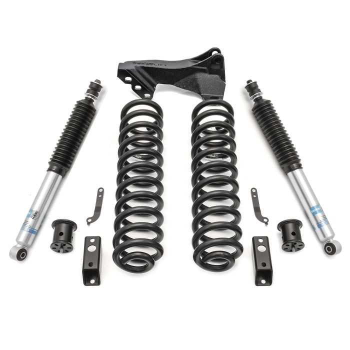 2.5" COIL SPRING FRONT LIFT KIT W/BILSTEIN SHOCKS - FORD SUPER DUTY DIESEL 4WD 2011-2016