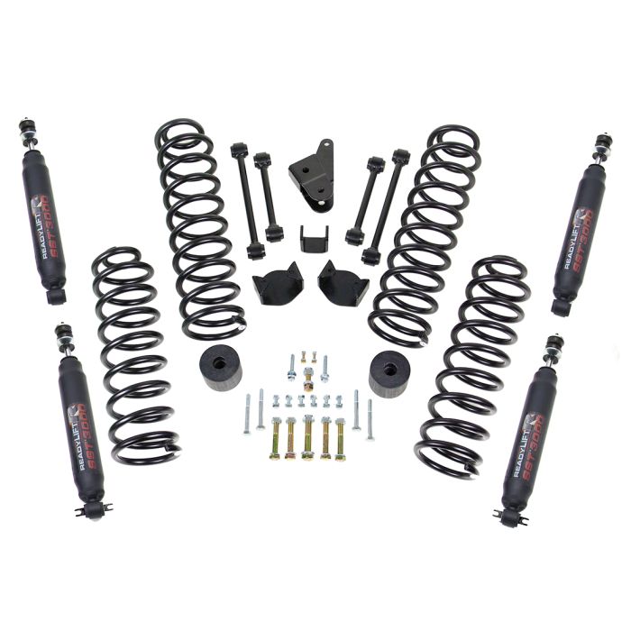 4" COIL SPRING LIFT KIT WITH SST3000 SHOCKS - JEEP JK WRANGLER 4WD 2007-2018