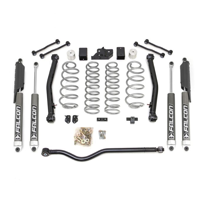 TERRAIN FLEX 2-ARM KIT WITH FALCON 2.1 MONOTUBE SHOCKS 2018-2023 JEEP JL WRANGLER